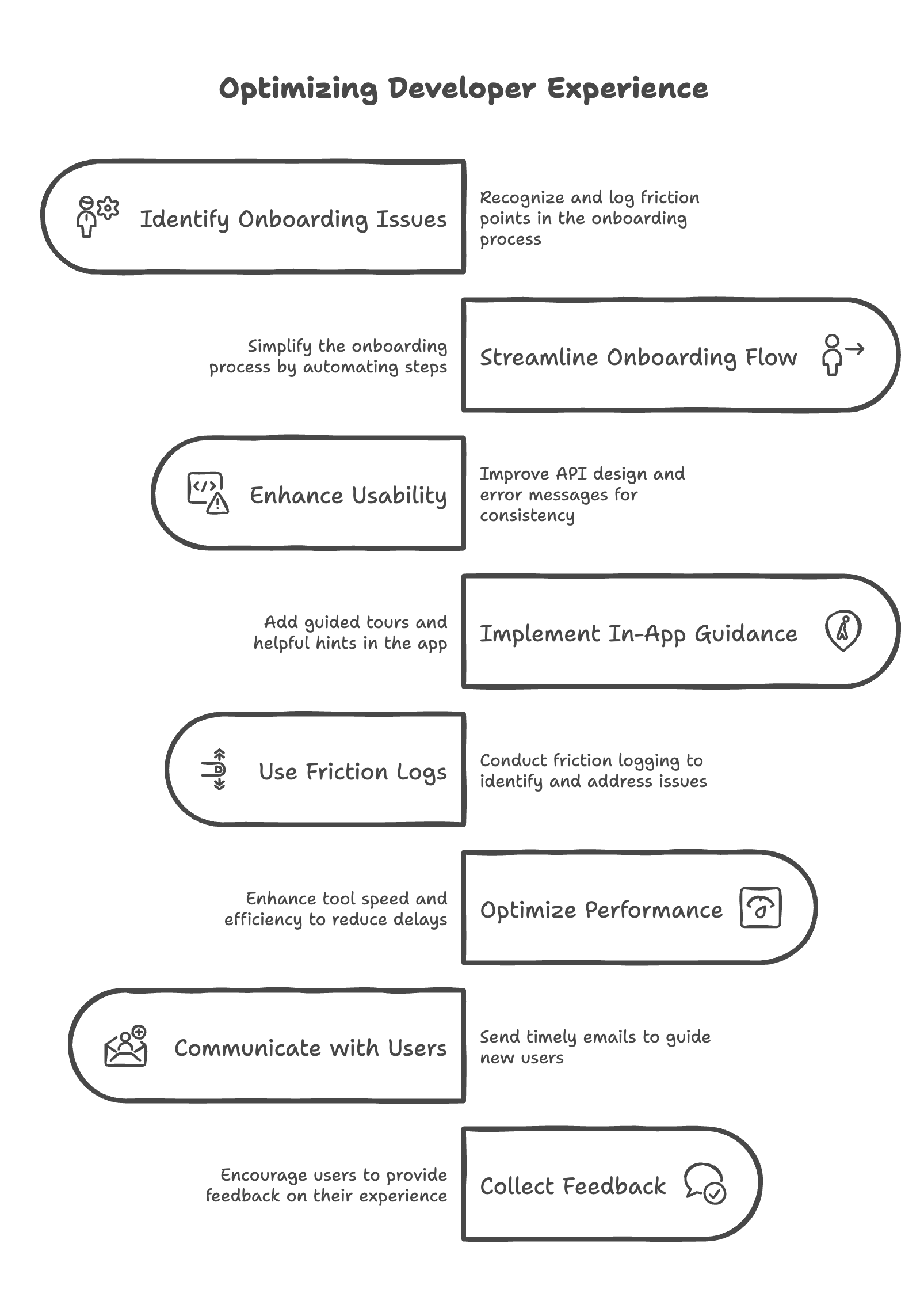 Optimizing developer experience